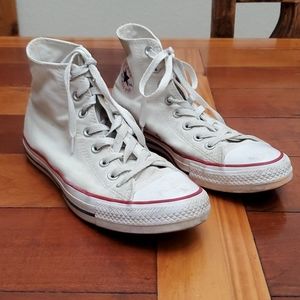 Converse Chuck Taylor All Star Hi Top 8.5 White
